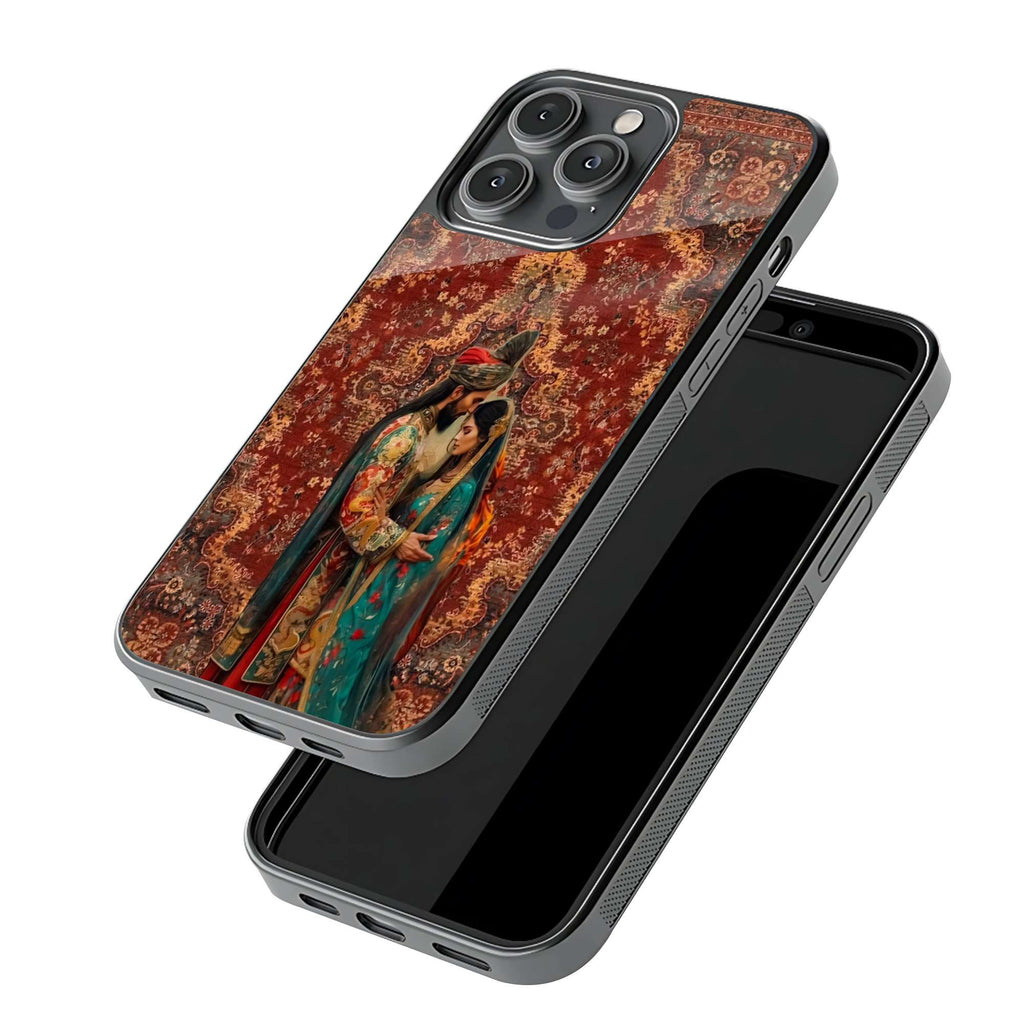 Traditional Persian Couple Vintage Carpet Art Phone Case