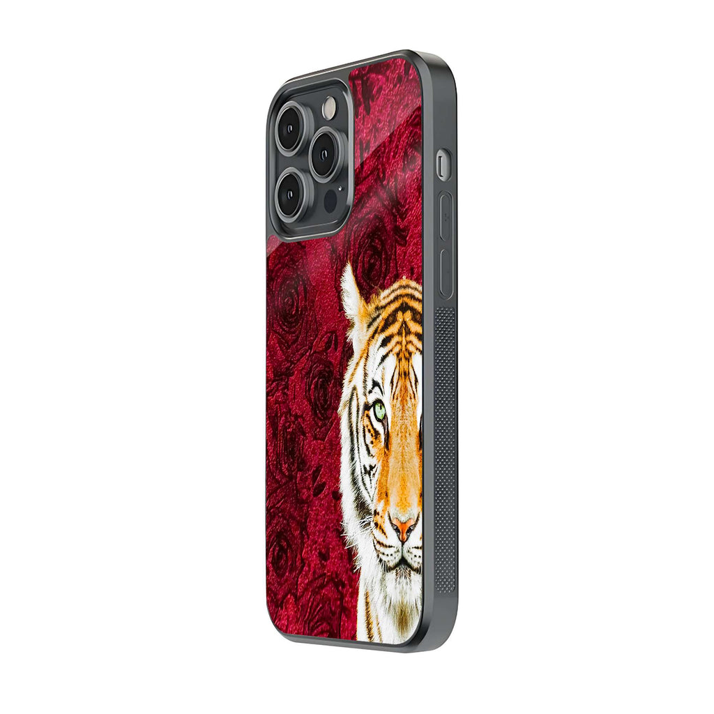 Majestic Tiger Red Persian Rug Aesthetic Phone Case