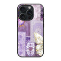 Lavender Persian Butterfly Patchwork Aesthetic Phone Case