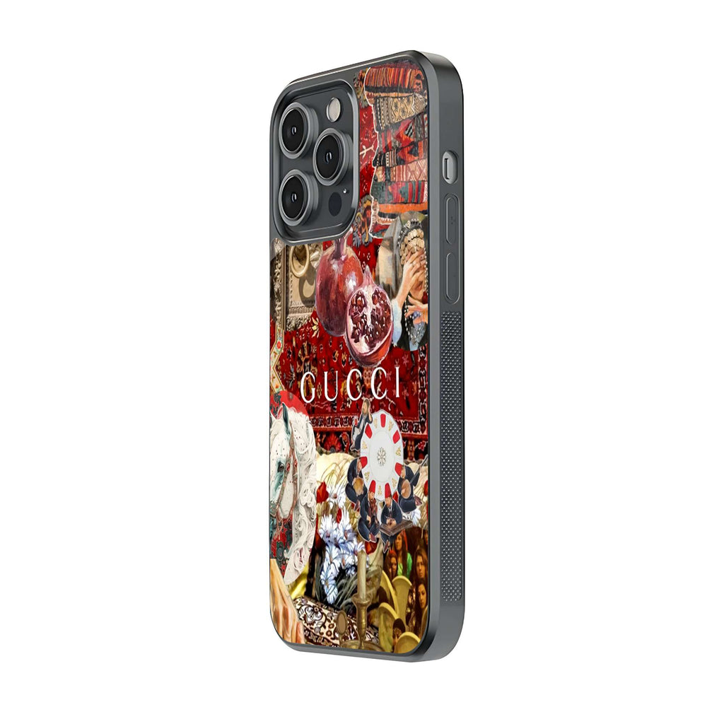 Vintage Persian Collage Art Statement Phone Case