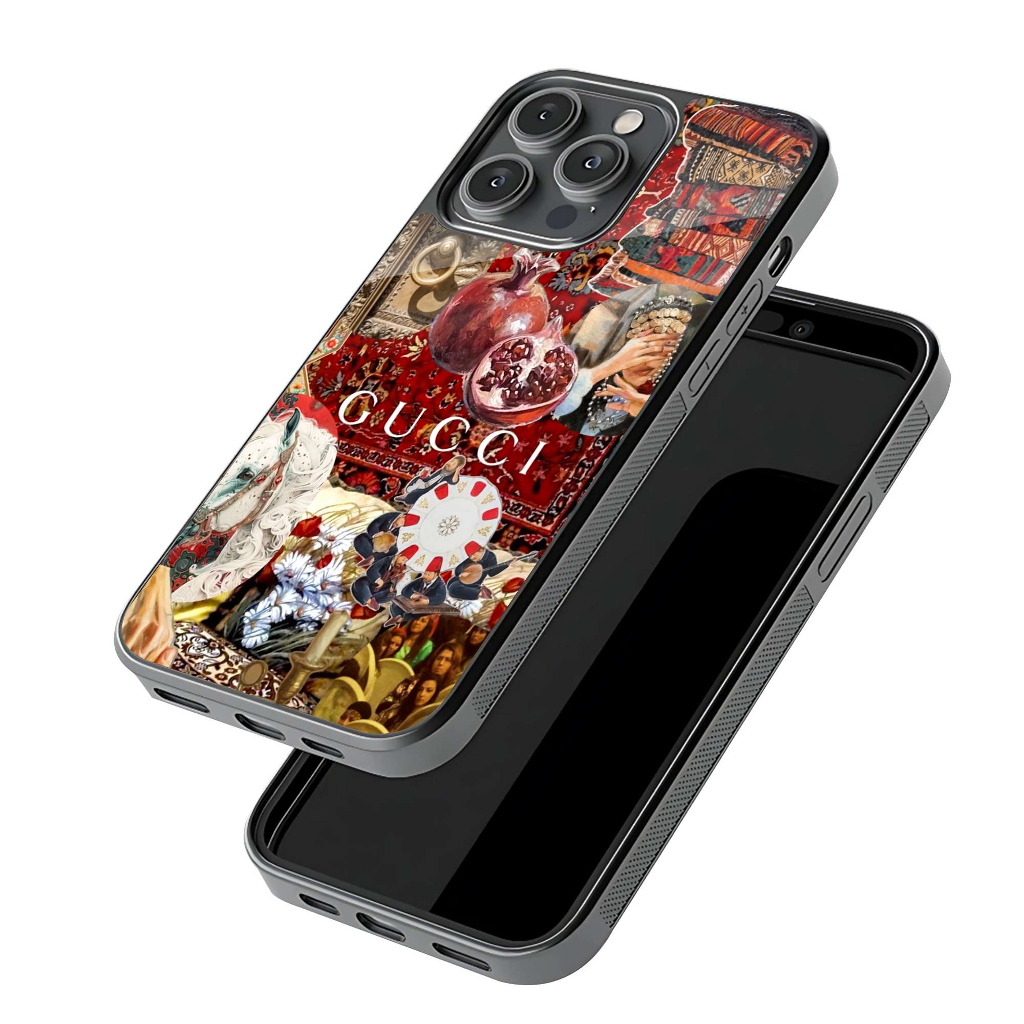 Vintage Persian Collage Art Statement Phone Case