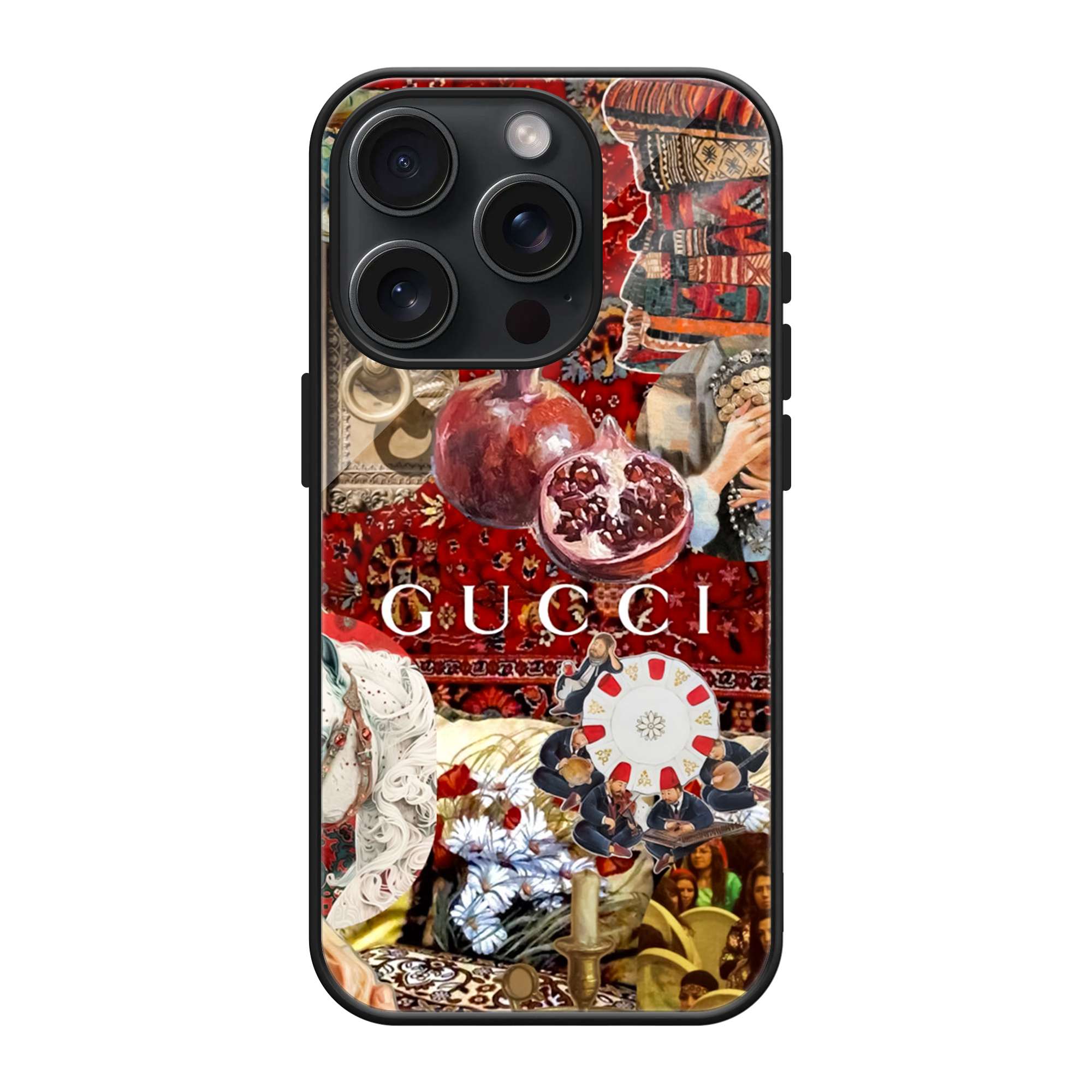 Vintage Persian Collage Art Statement Phone Case