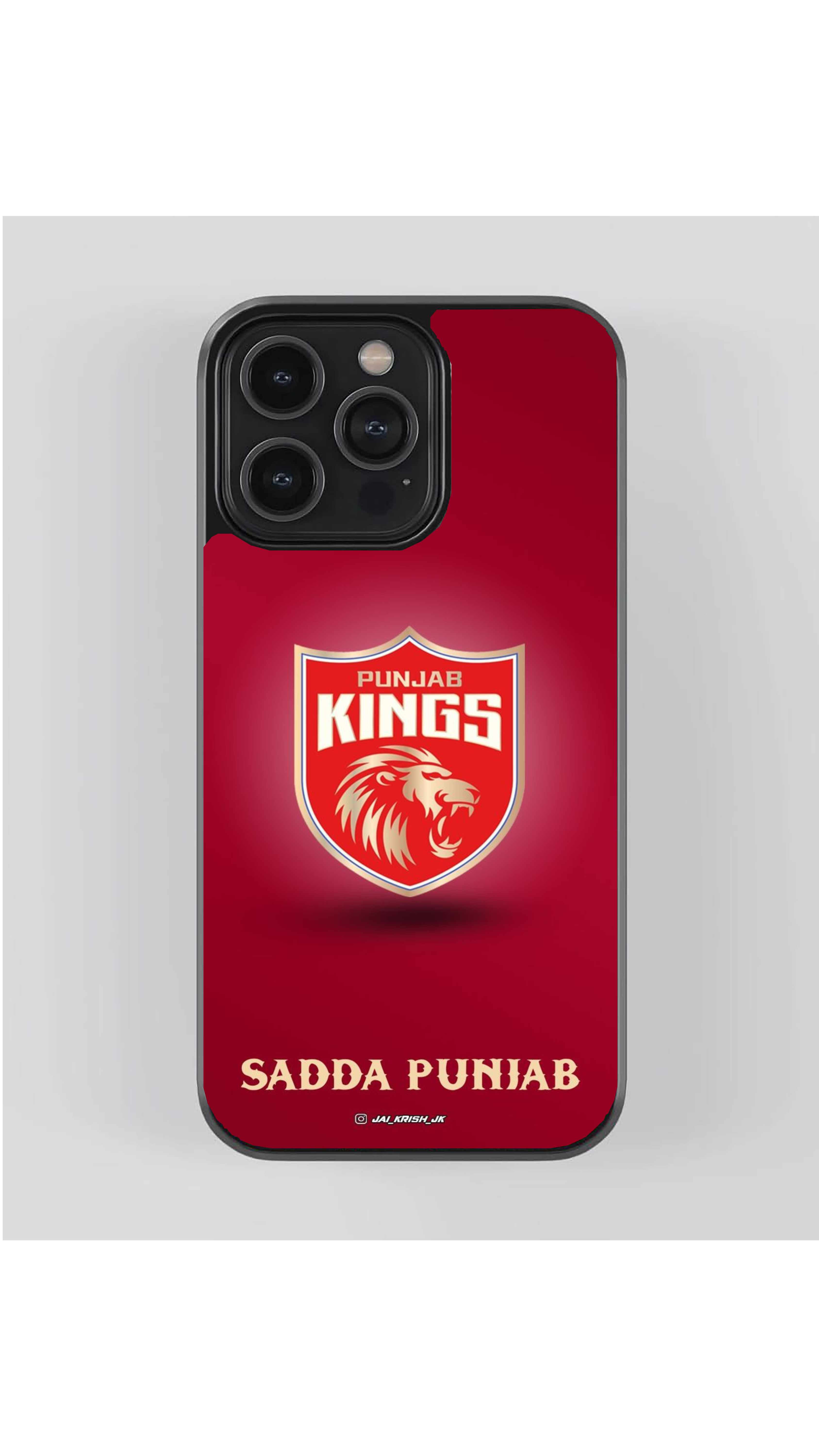 Punjab Kings Mobile Cover | PBKS IPL Fan Case
