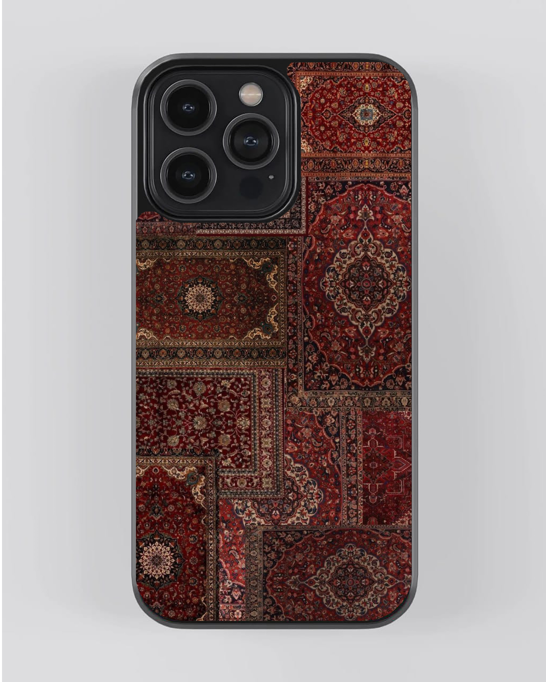 Classic Red Persian Rug Collage Premium Protective Phone Case