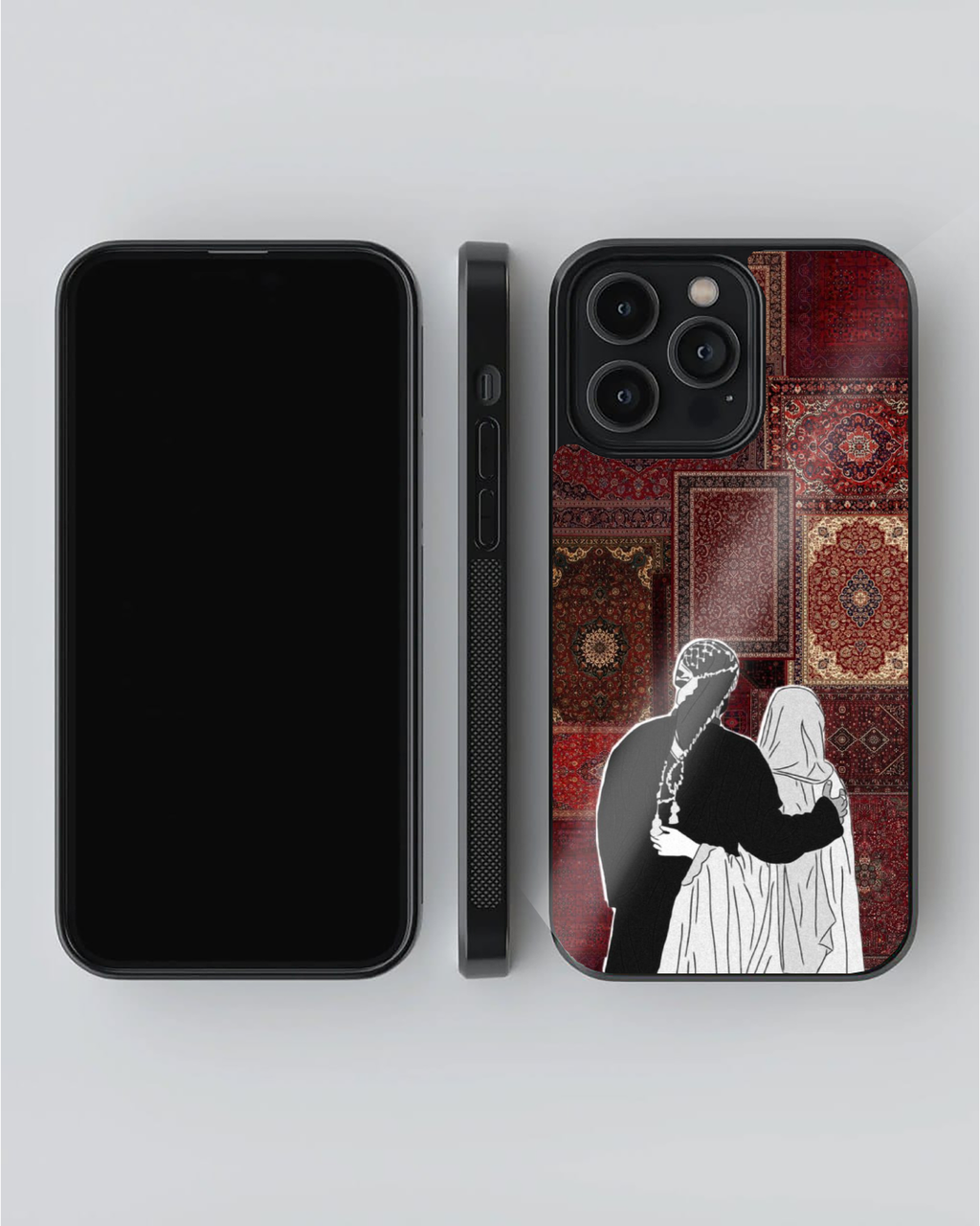 Persian Carpet Art Phone Case – Vintage Women Design | Aesthetic Boho Cover