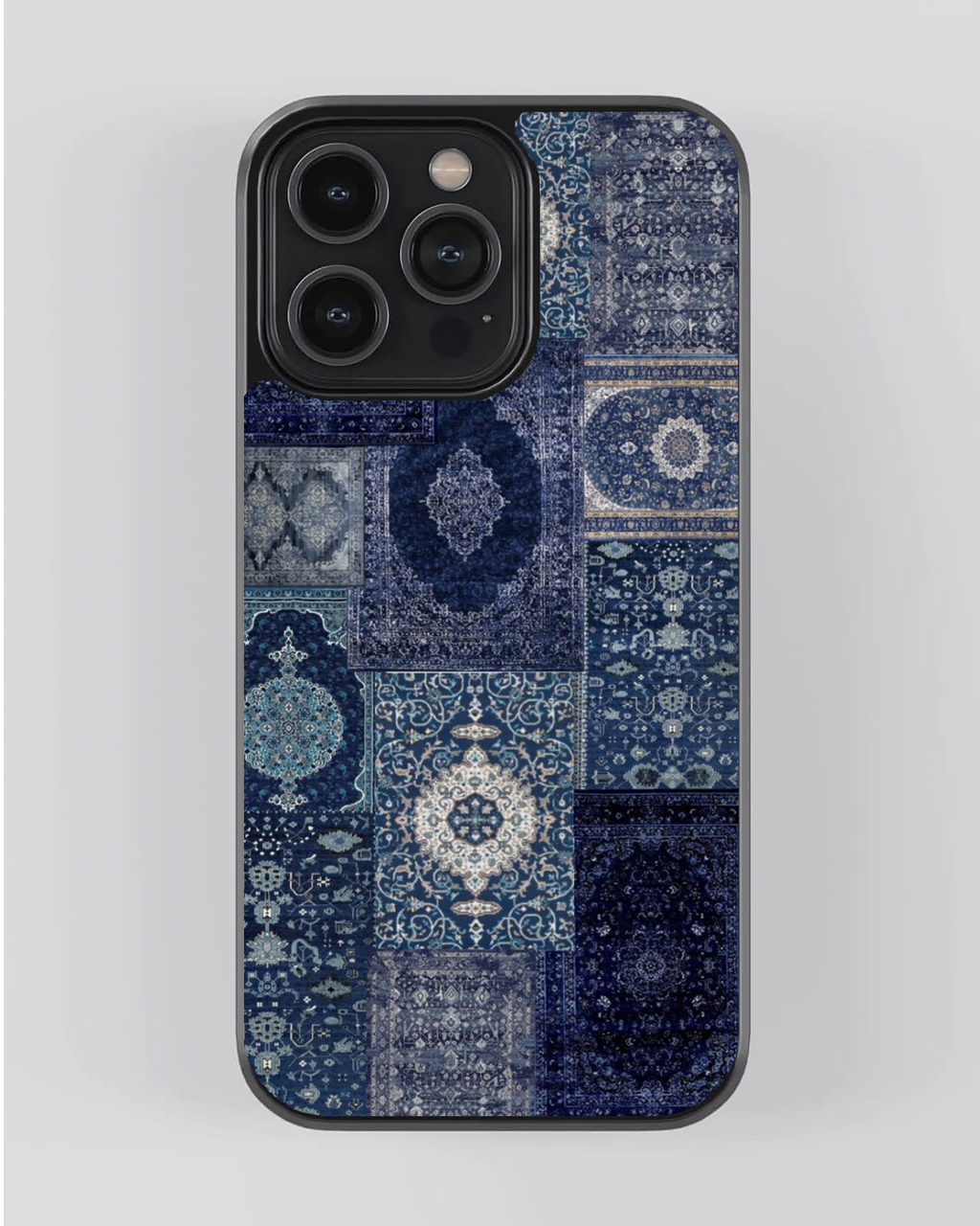 Blue Persian Rug Patchwork Aesthetic Premium Protective Phone Case