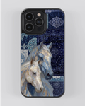 Persian Blue Royal Horse Art Designer Phone Case – Premium Sublimation Back Cover