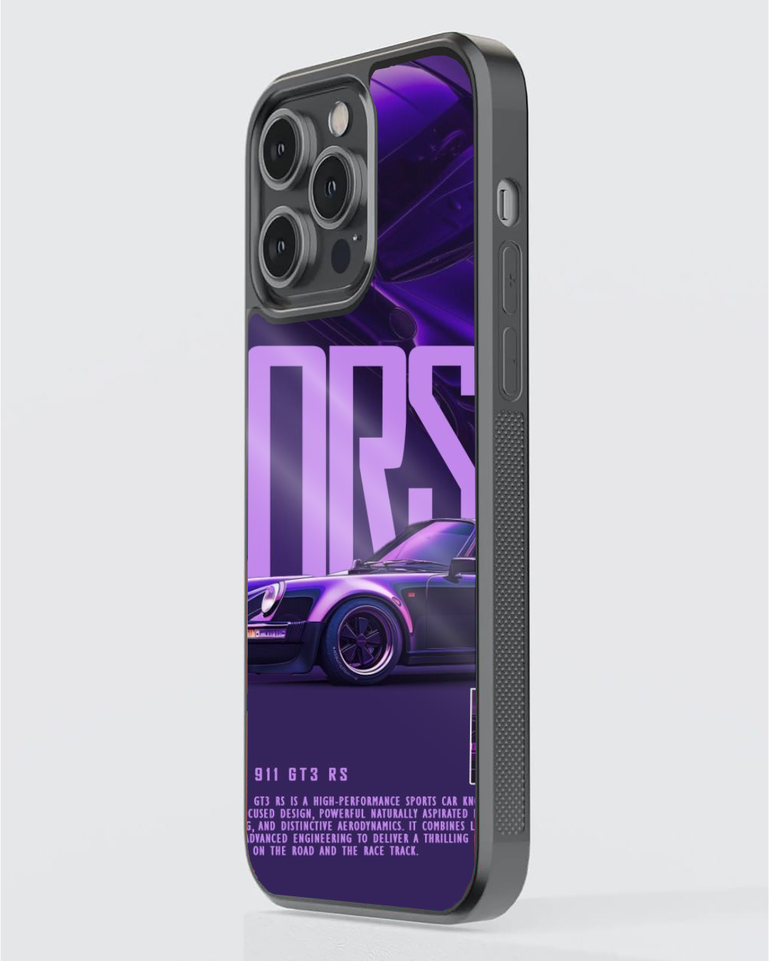 Purple RS Performance Edition Sports Car Phone Case