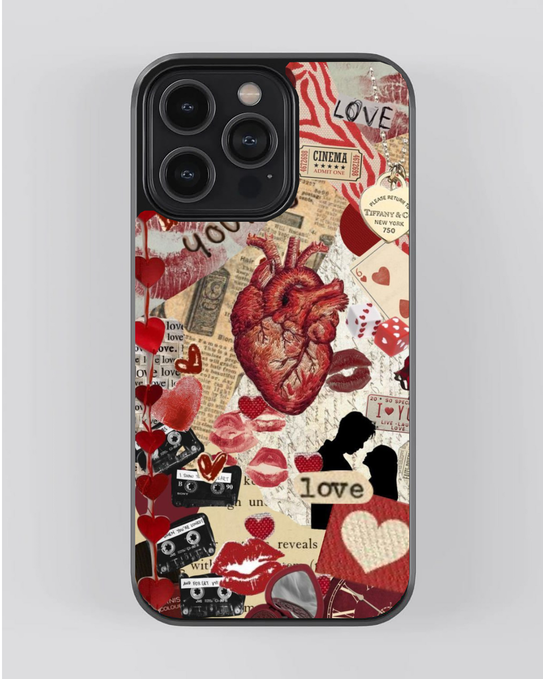 Anatomy of Love – Vintage Aesthetic iPhone Case