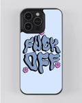 F*ck Off – Pastel Bubble Typography iPhone Case