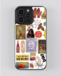 Desi Pop Culture Collage – Modern Roots iPhone Case