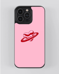 Orbiting Love – Minimal Romance iPhone Case