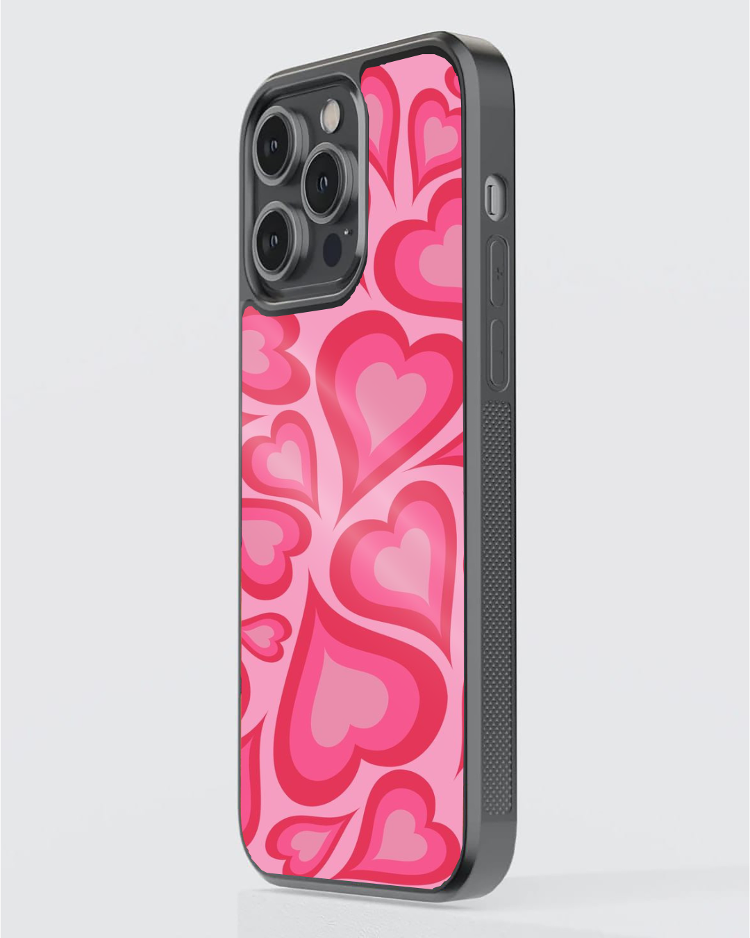 Pink Heartwave – Aesthetic Collection iPhone Case