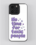 No Time for Toxic People – Soft Attitude iPhone Case
