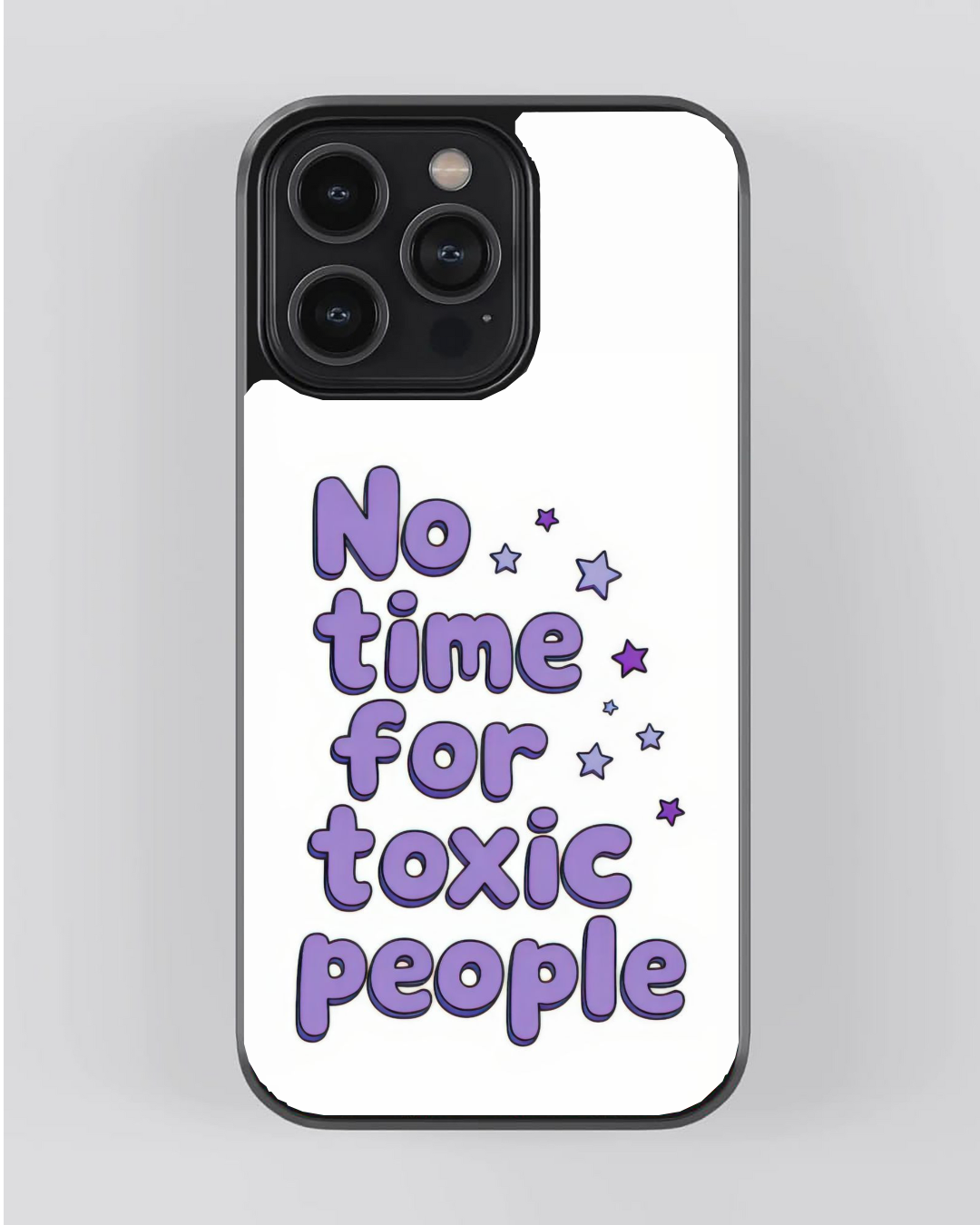 No Time for Toxic People – Soft Attitude iPhone Case