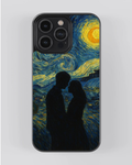 Starry Kiss – Romantic Art Aesthetic Collection iPhone Case