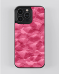 Kiss Repeat – Pink Lip Pattern iPhone Case