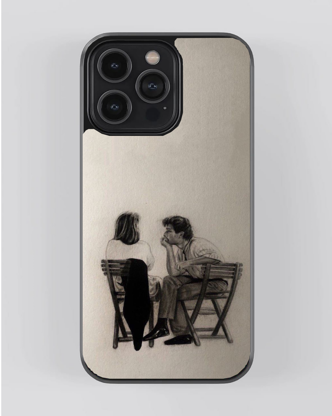 Still With You – Minimal Sketch iPhone Case