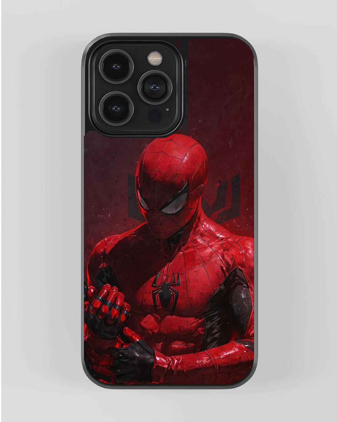 Spider-Man Crimson Power Glossy iPhone Case