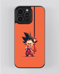 Kid Goku Power Pole Glossy iPhone Case