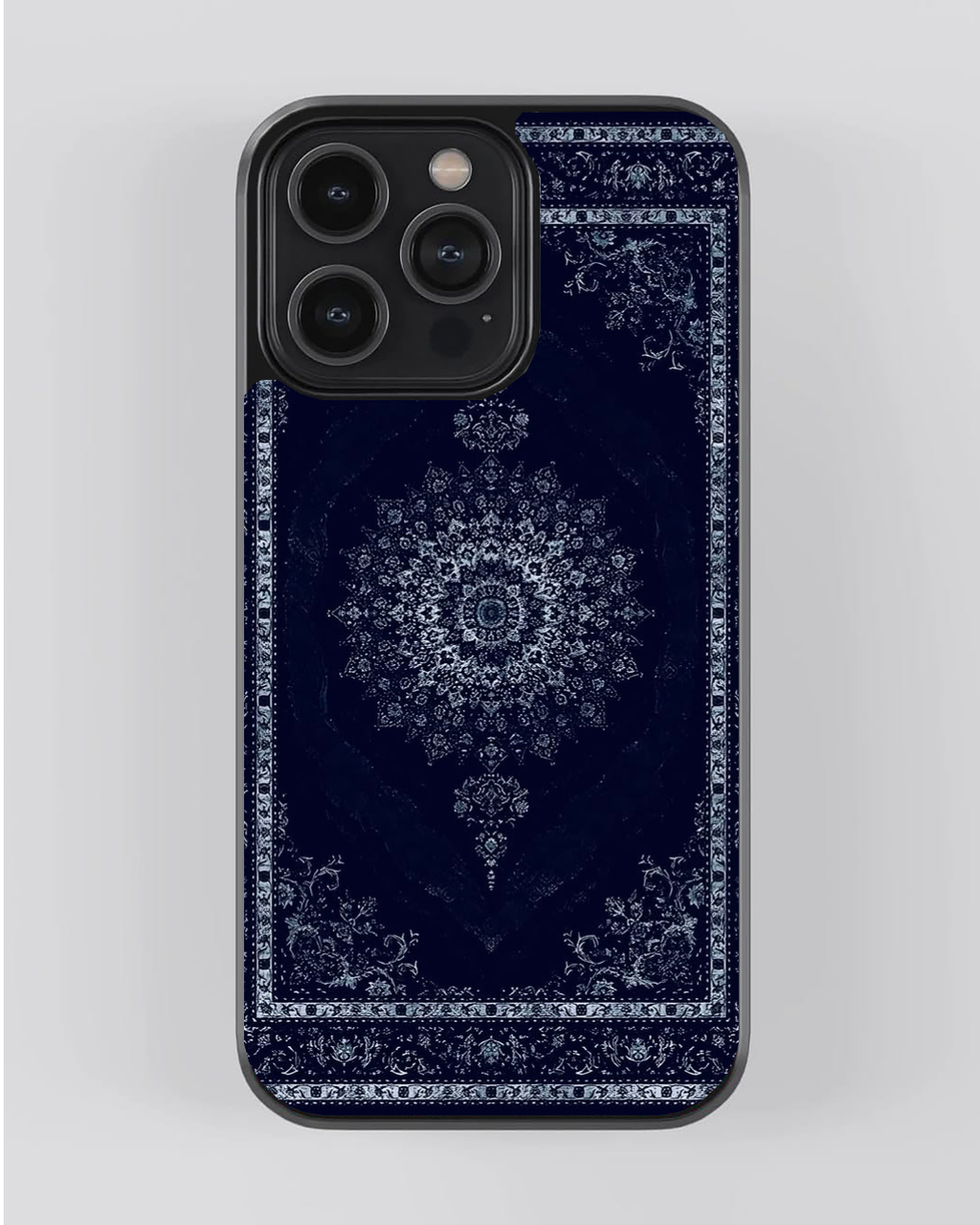 Persian Midnight Indigo Mandala Designer Phone Case – Premium Sublimation Back Cover