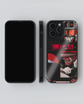 Cyber Oni Samurai Tech Glossy iPhone Case