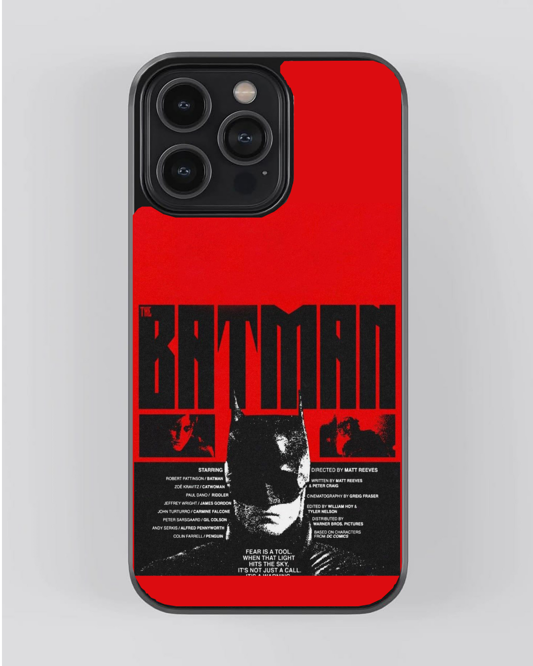 The Batman Red Poster iPhone Case – Fear Is a Tool