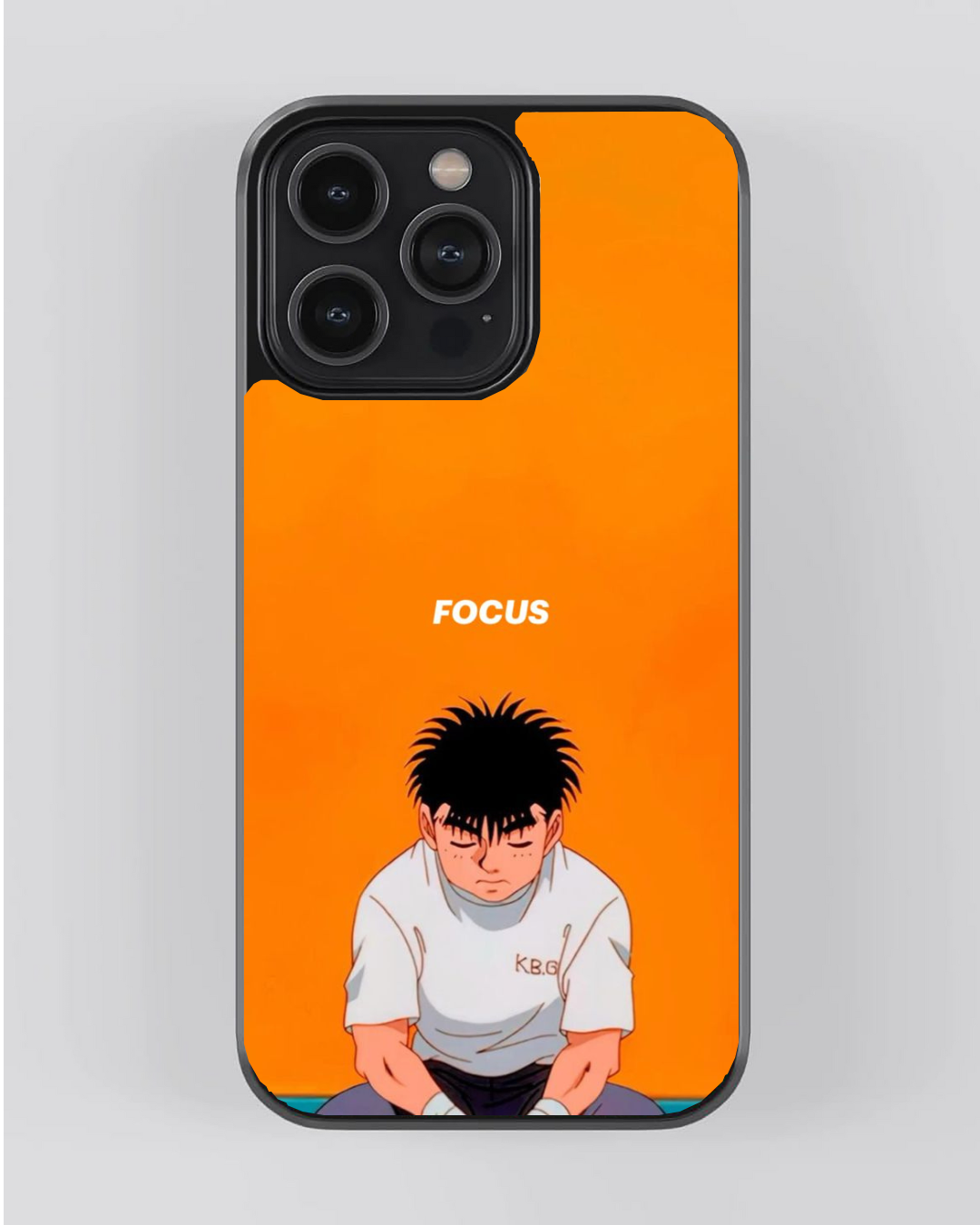 Focus Mindset Anime Glossy iPhone Case