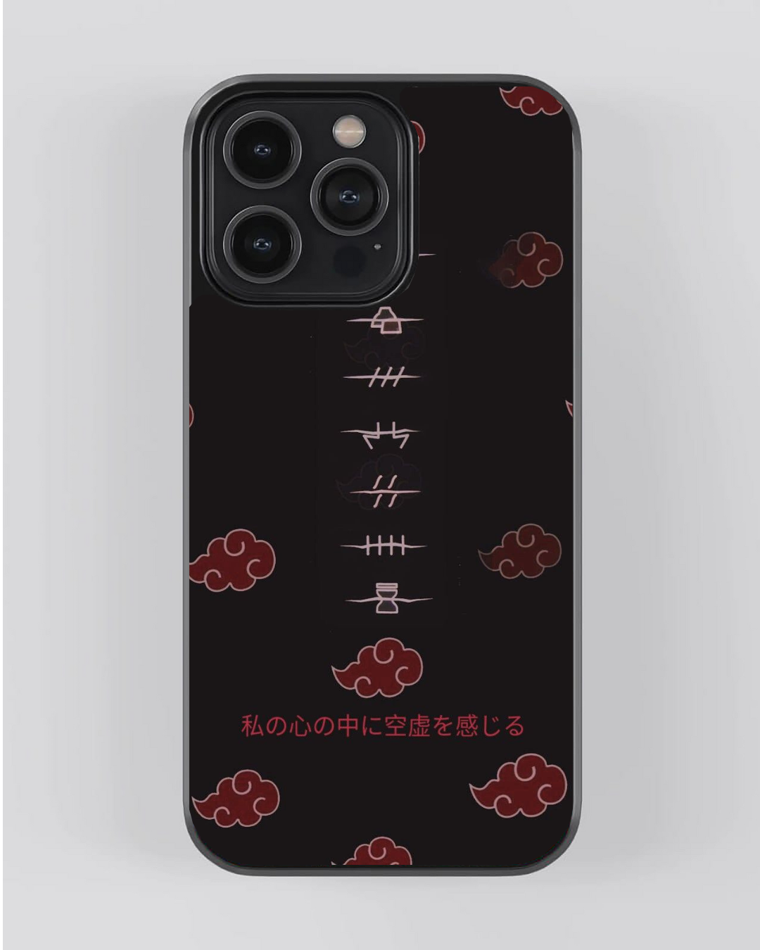 Akatsuki Void Script Glossy iPhone Case