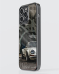 Classic Porsche Street Soul Glossy iPhone Case
