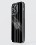 Black Stallion Racing Stripe Premium Matte Phone Case – Luxury Sports Edition Back Cover