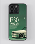 BMW E30 M3 Classic Edition Premium Matte Phone Case – Retro Motorsport Back Cover