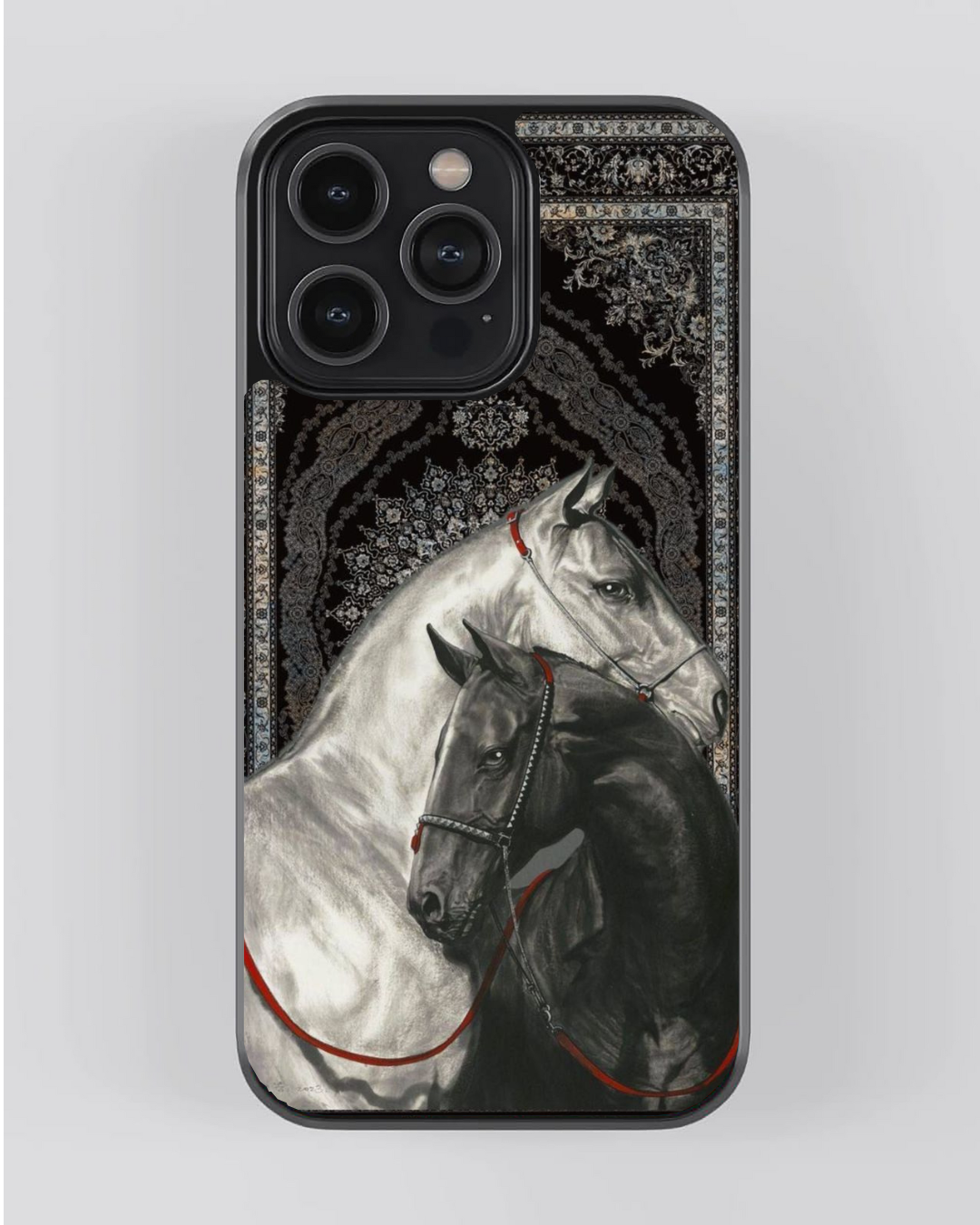Royal Horse Aesthetic iPhone Case – Premium Shockproof Protective Cover
