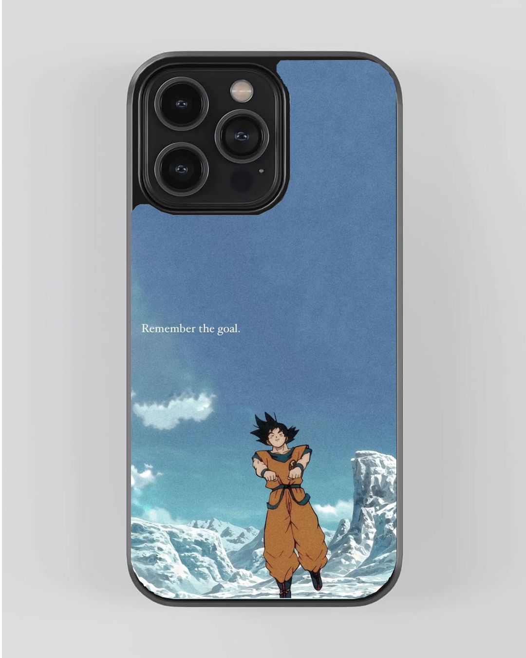 Goku Remember the Goal Glossy iPhone Case