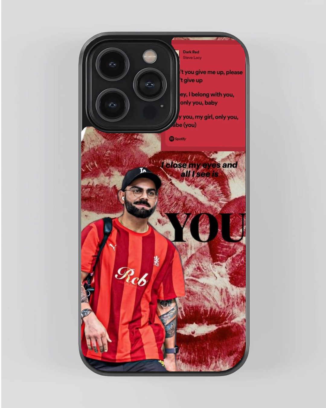 Sports Collection – All I See Is You (Red Edition) iPhone Case