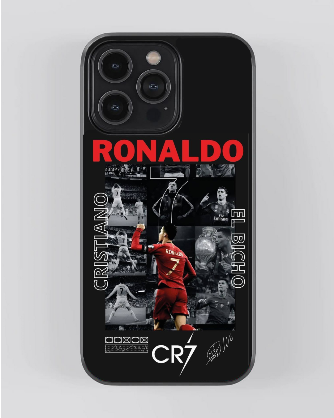 CR7 Era Collage – Sports Collection iPhone Case