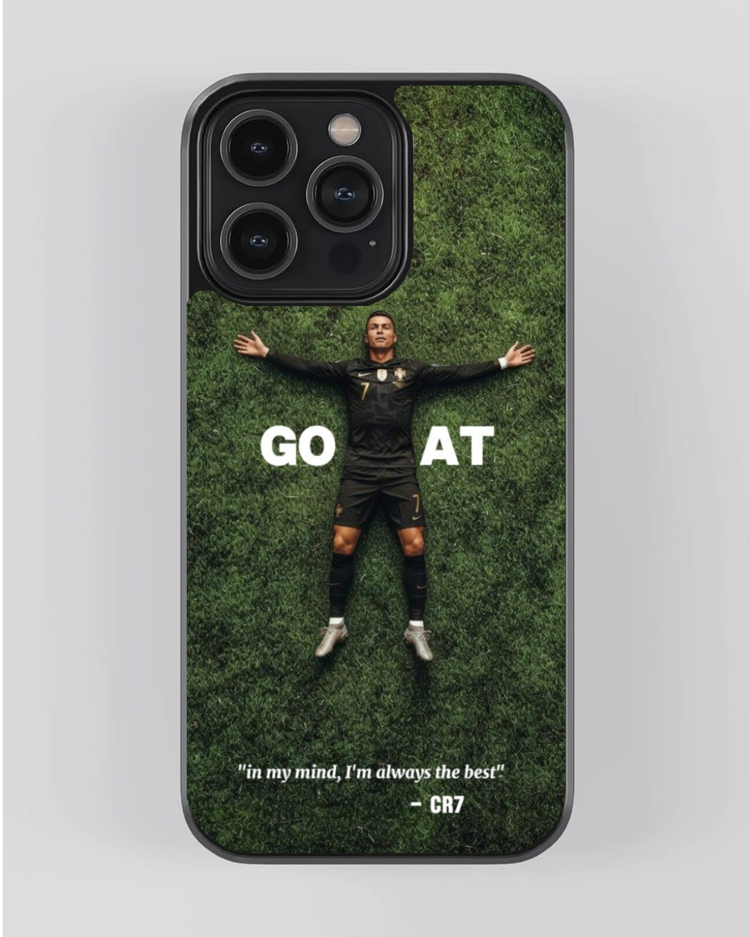 CR7 GOAT Mentality – Sports Collection iPhone Case