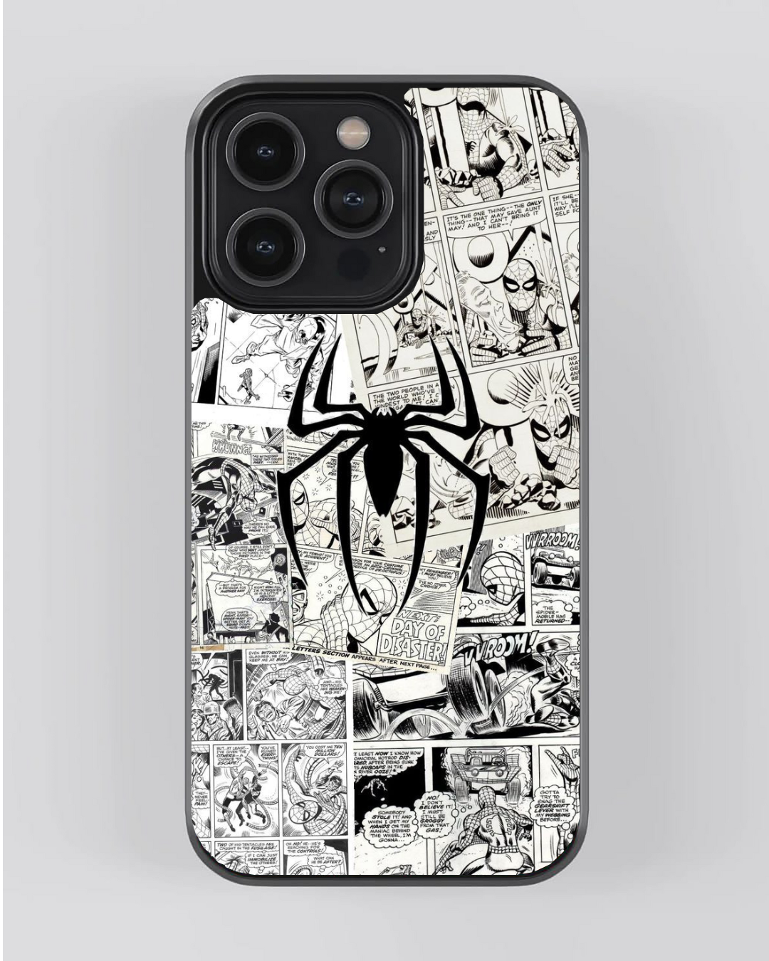 Superhero Collection – Spider-Man Comic Collage iPhone Case