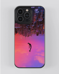 Superhero Collection – Spider-Verse Falling City iPhone Case