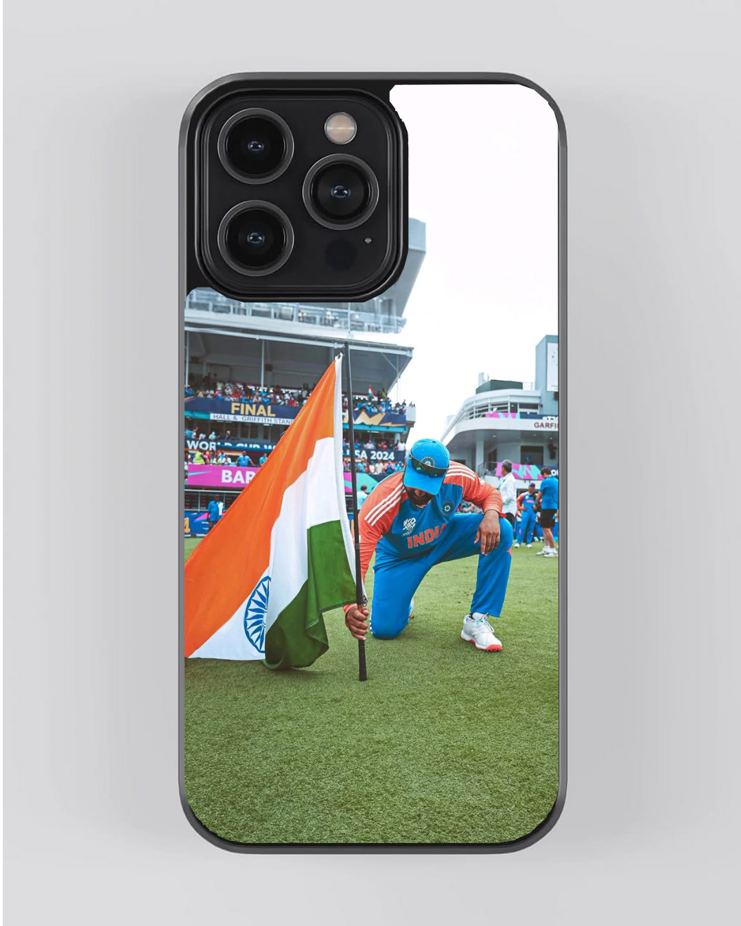 Rohit Sharma – Tricolour Triumph | Sports Collection iPhone Case