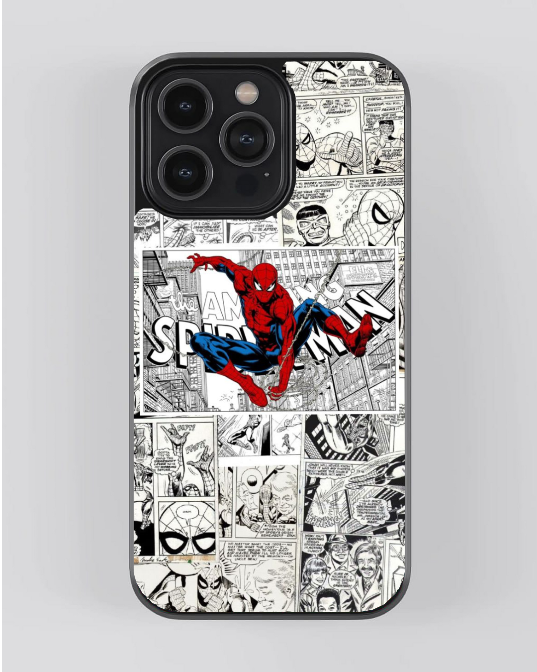Superhero Collection – Spider-Man Action Comic iPhone Case