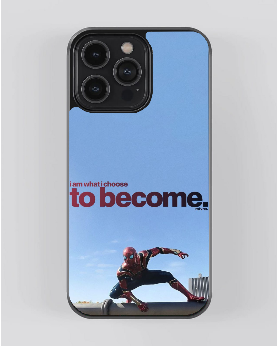Superhero Collection – Spider-Man “I Am What I Choose to Become” iPhone Case