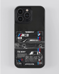 Classic M3 E30 Blueprint Phone Case – Retro Performance Car Edition Cover