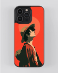 Straw Hat Dreamer Glossy iPhone Case