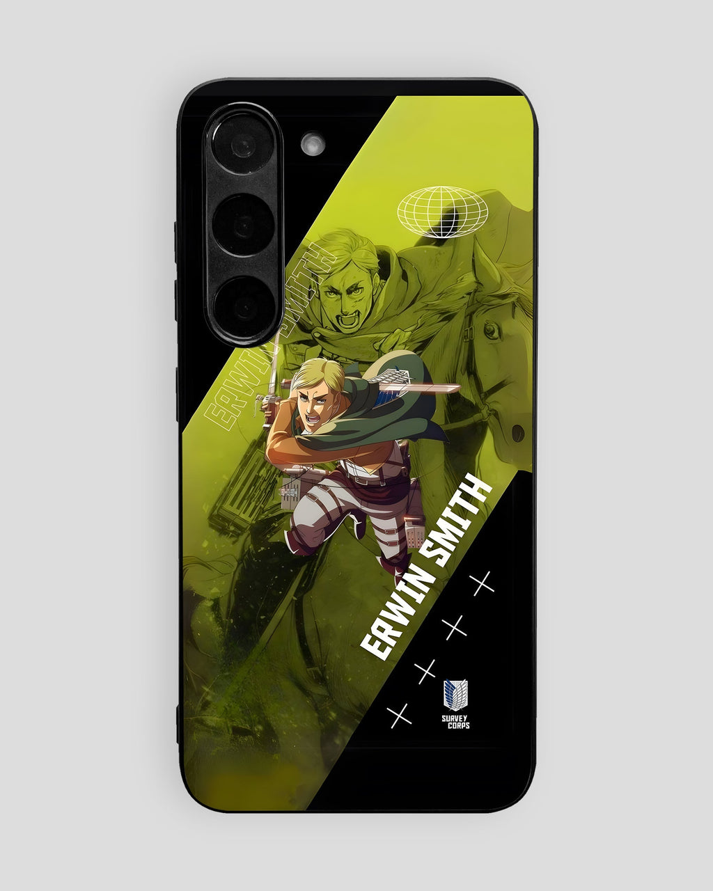 Attack On Titan Mobile Cover (Commander Erwin) | All Android Devices Available