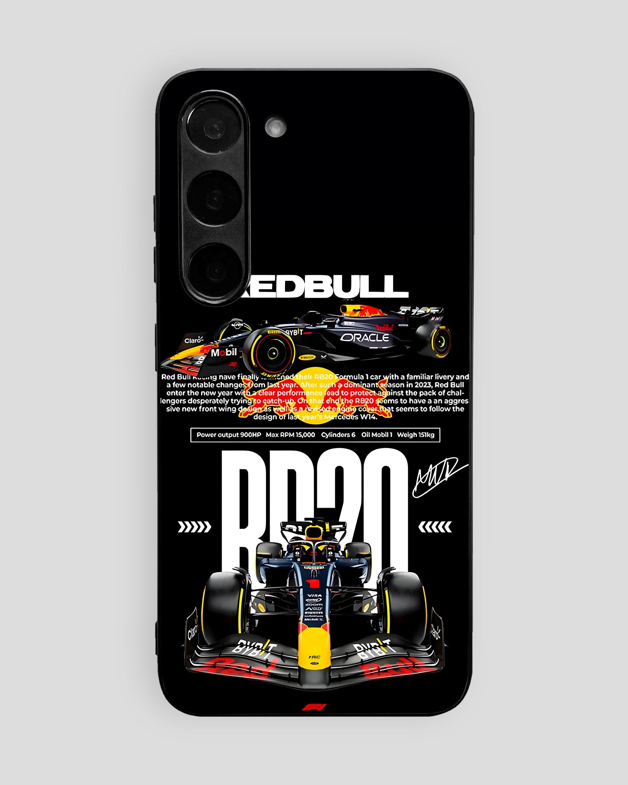 Sports Car Mobile Cover (F1 Red Bull) | All Android Devices Available