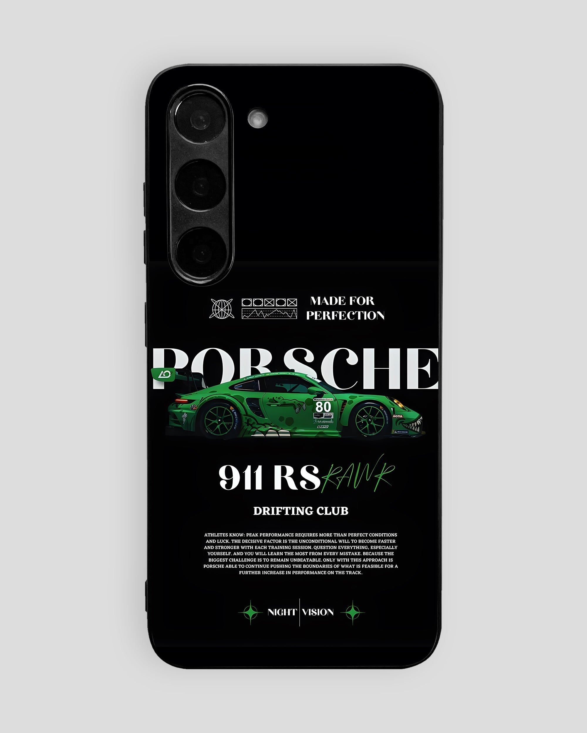 Sports Car Mobile Cover (Porsche Drifiting Club) | All Android Devices Available
