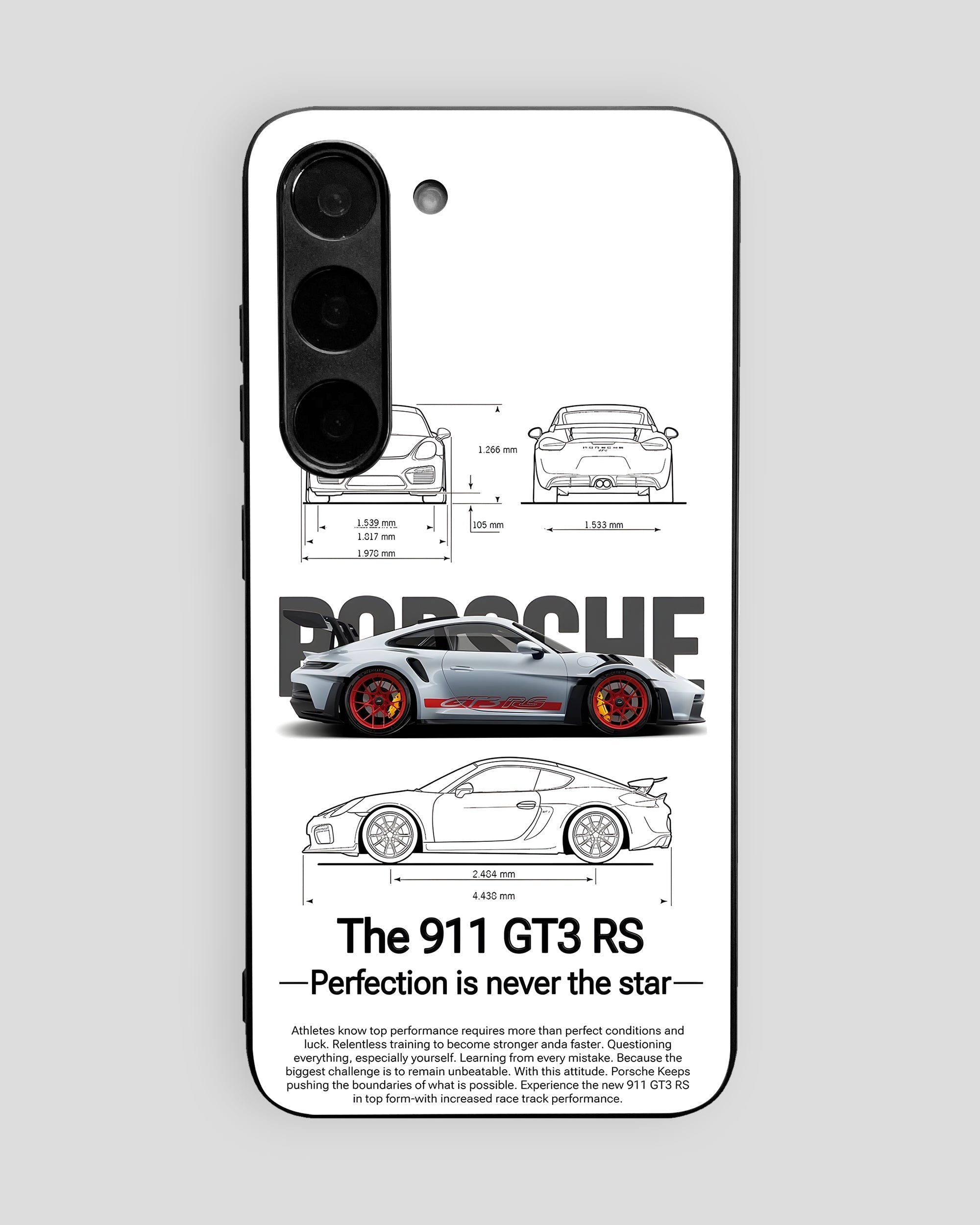 Sports Car Mobile Cover (Porsche The 911 GT3 RS) | All Android Devices Available