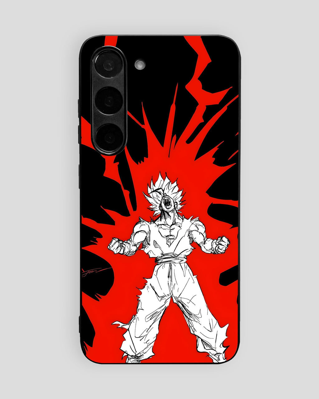Dragon Ball Z Mobile Cover (Red Goku) | All Android Devices Available