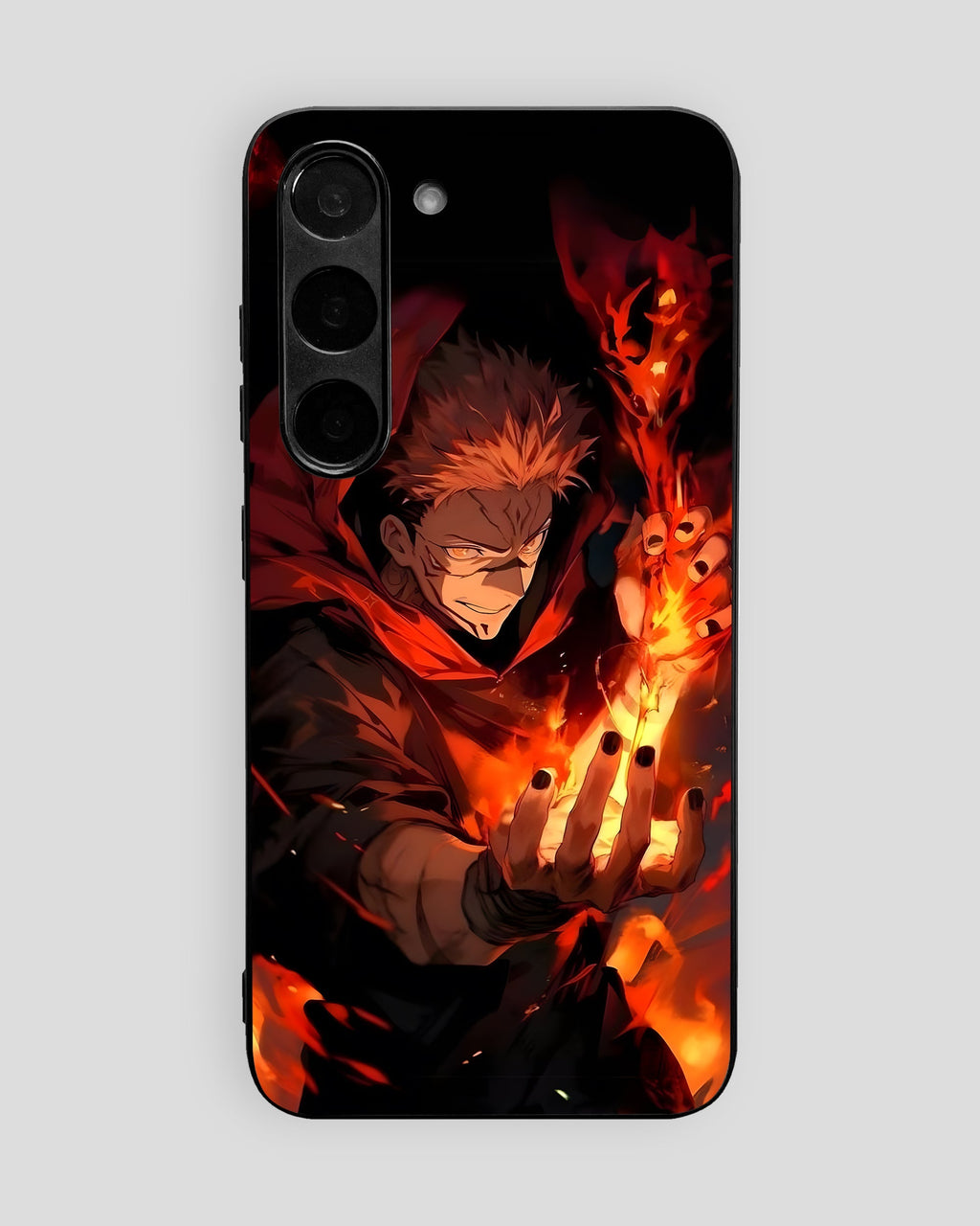 Jujutsu Kaisen Mobile Cover (Sukuna Fire) | All Android Devices Available